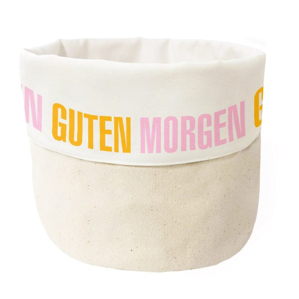 Guten Morgen Stoff-Körbchen - Brotkorb