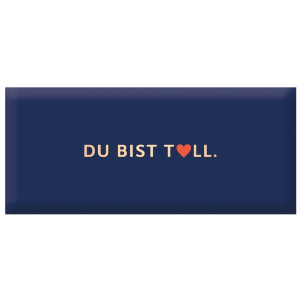 Du bist toll. - Mini Schokoladentafel