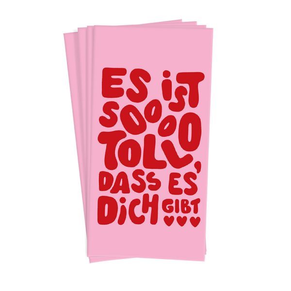 Es ist sooo toll, dass es dich gibt - Papiertaschentücher