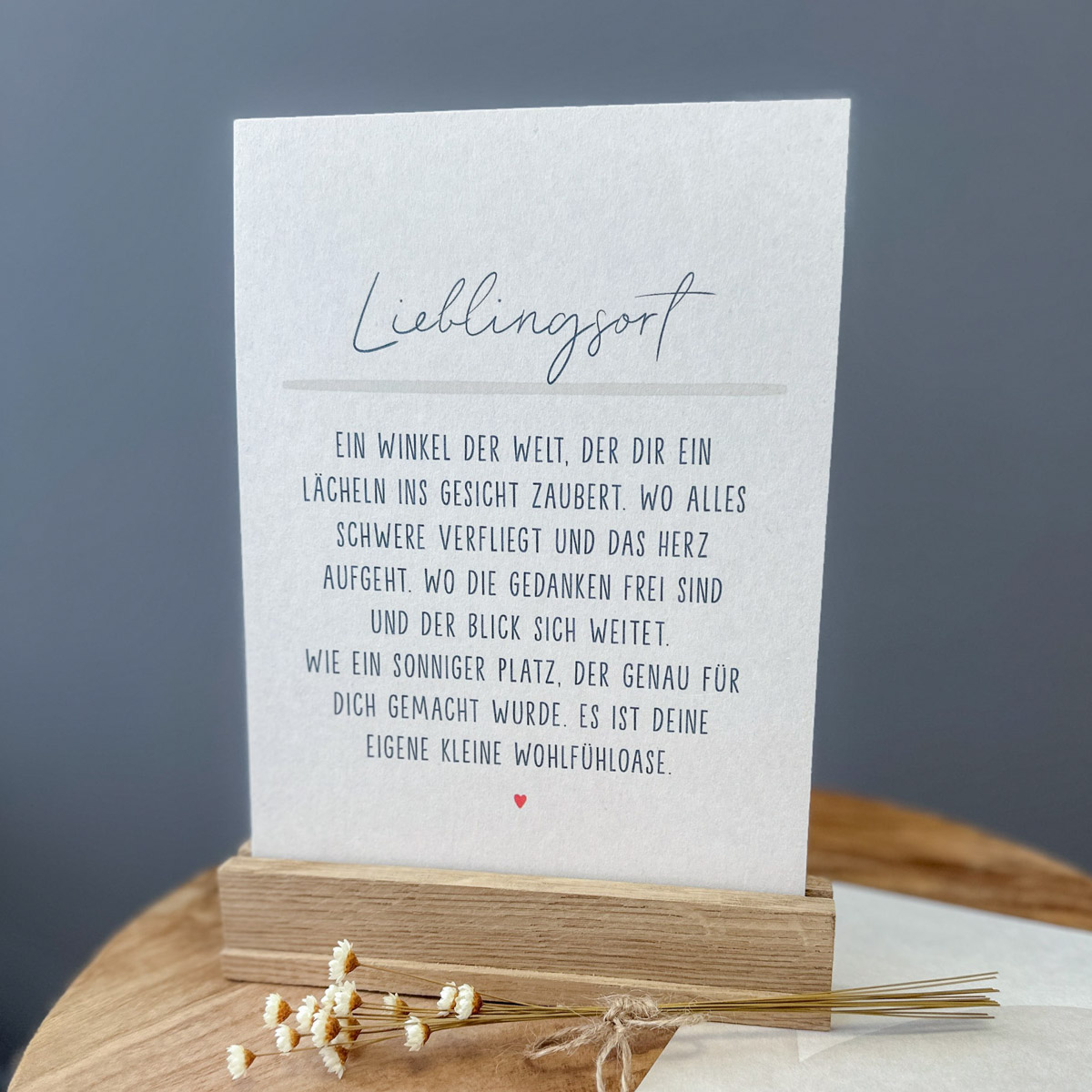 Definition Lieblingsort - Postkarte DIN A5