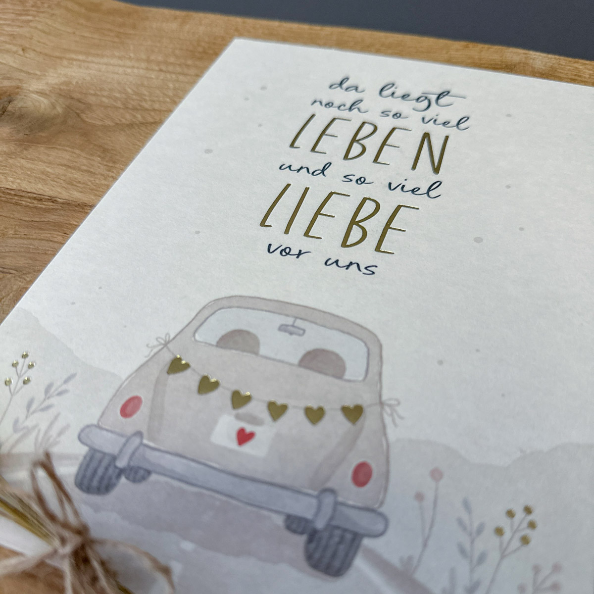 Da liegt noch so viel Leben & so viel Liebe vor uns - Postkarte DIN A5 – Bild 3