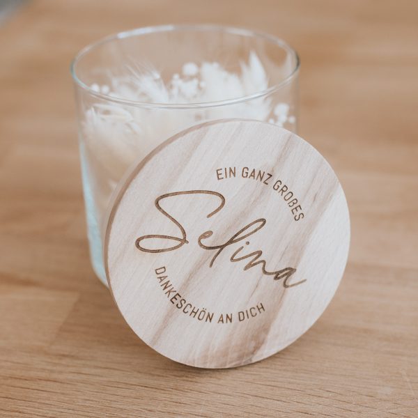 Ein ganz großes Dankeschön - Personalisiertes Vorratsglas