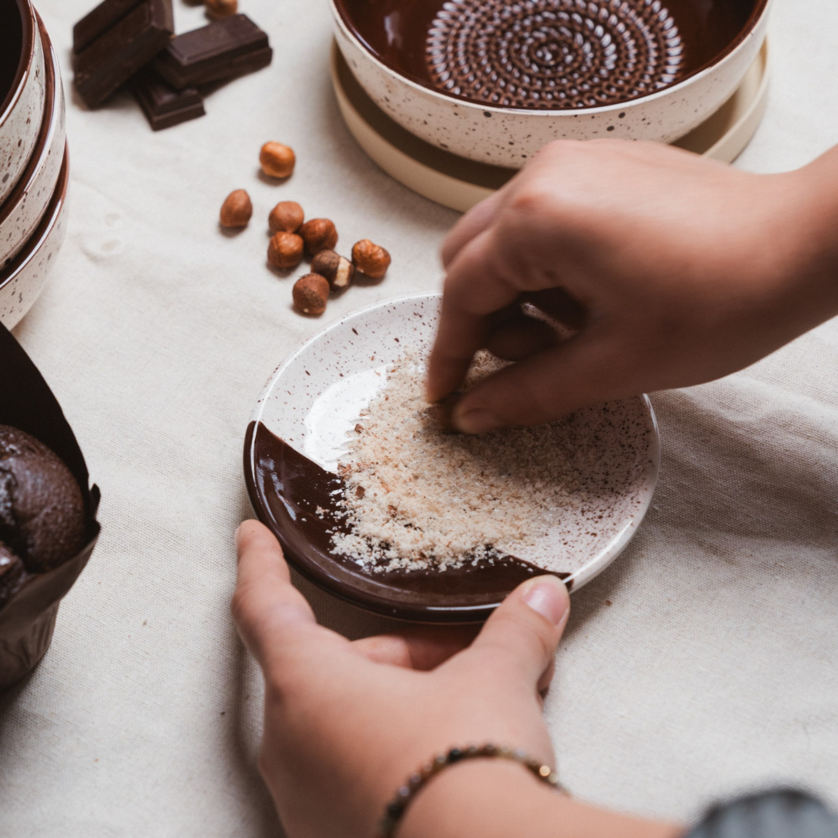 Keramikreibe Knoblauch & Käse - Brownie – Bild 7
