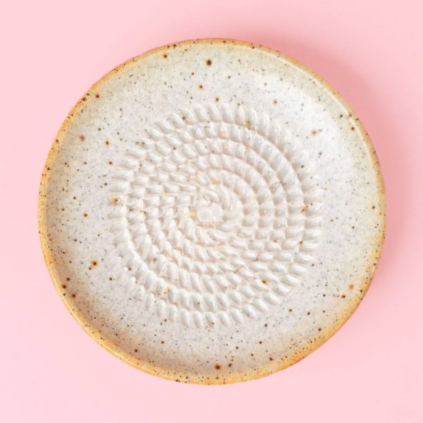Keramikreibe Knoblauch & Käse - Sand