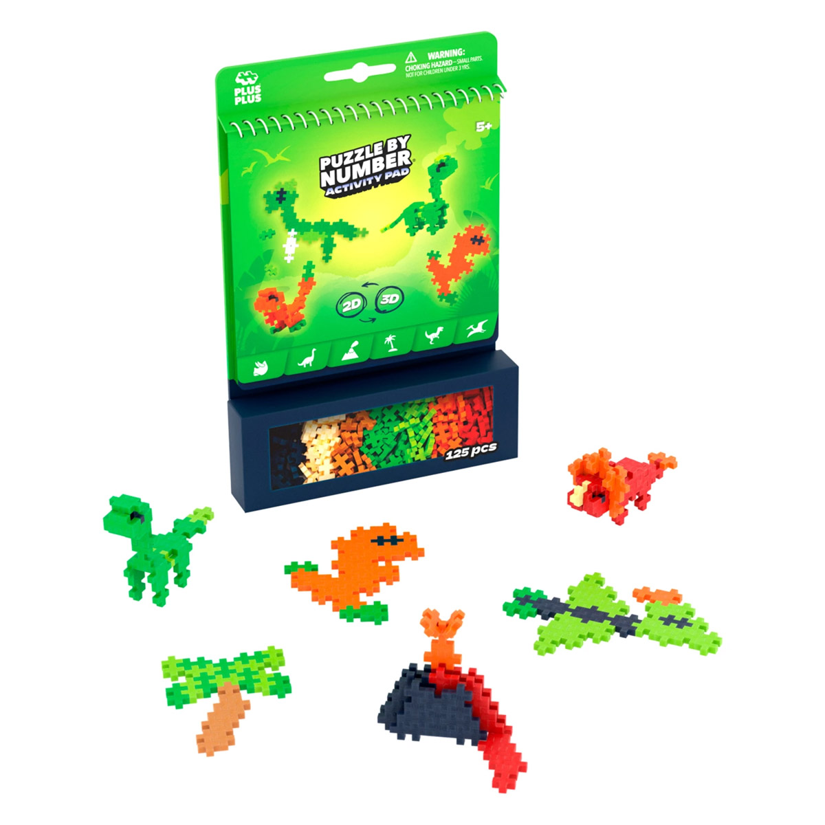 Dinosaurier Activity Pad - 125 Kreativ-Bausteine – Bild 3