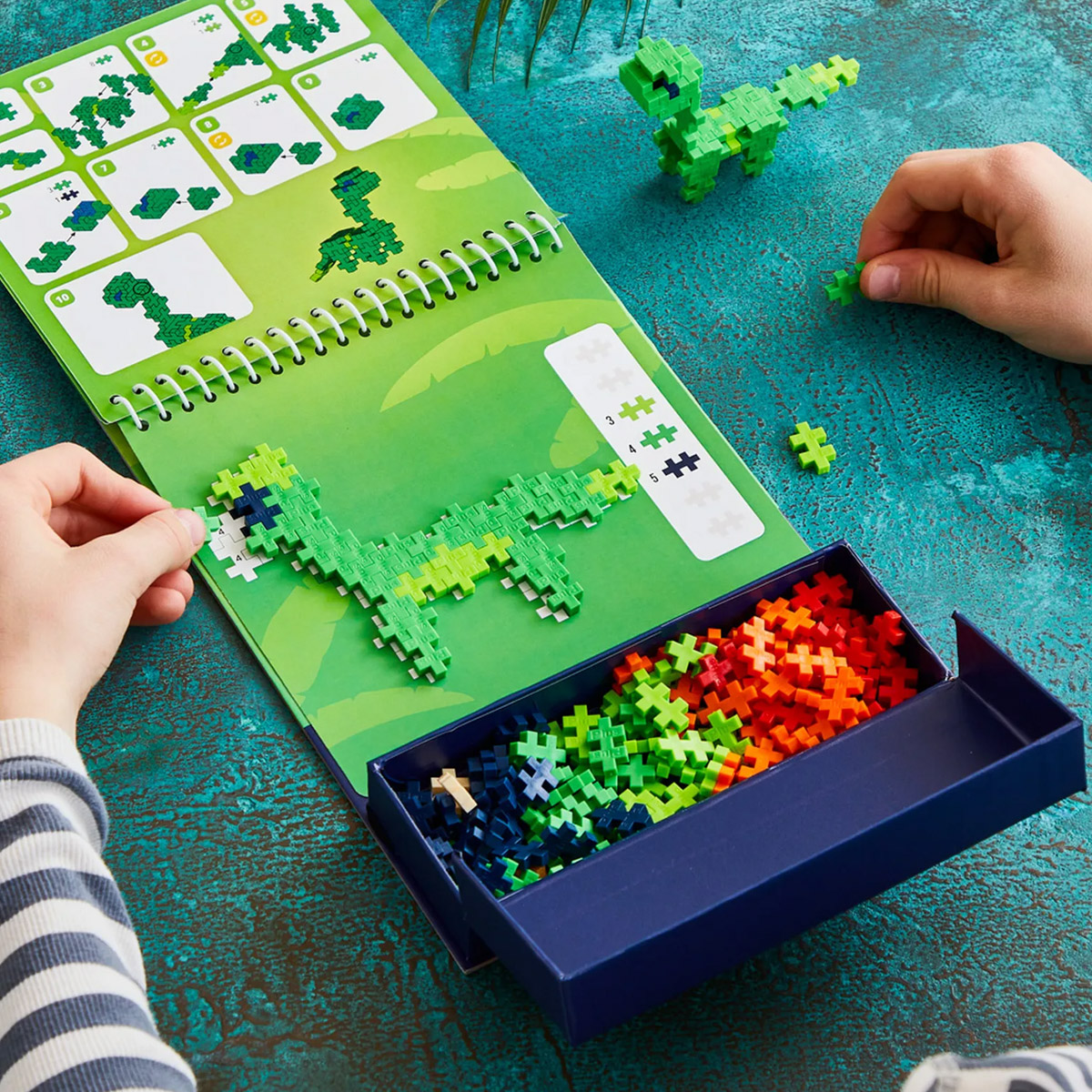 Dinosaurier Activity Pad - 125 Kreativ-Bausteine – Bild 6