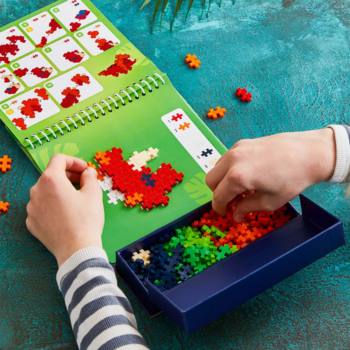 Dinosaurier Activity Pad - 125 Kreativ-Bausteine – Bild 8